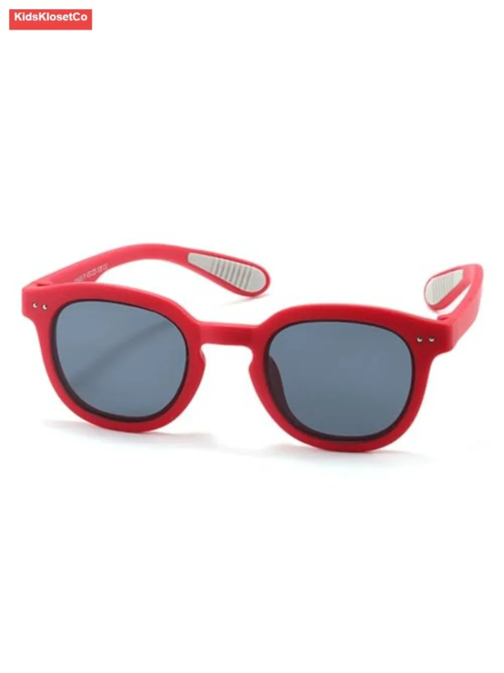 Kids Square Polarized Sunglasses Flexible TR90 Frame UV400 Protection